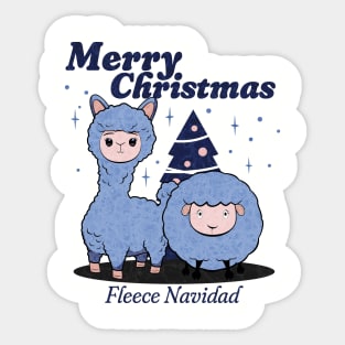 Fleece Navidad Sticker